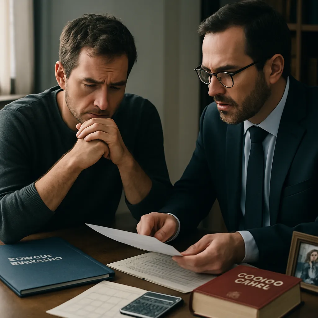 Acusado falsamente maltrato: estrategia defensa en divorcio